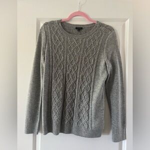 Talbots women’s small grey sweater